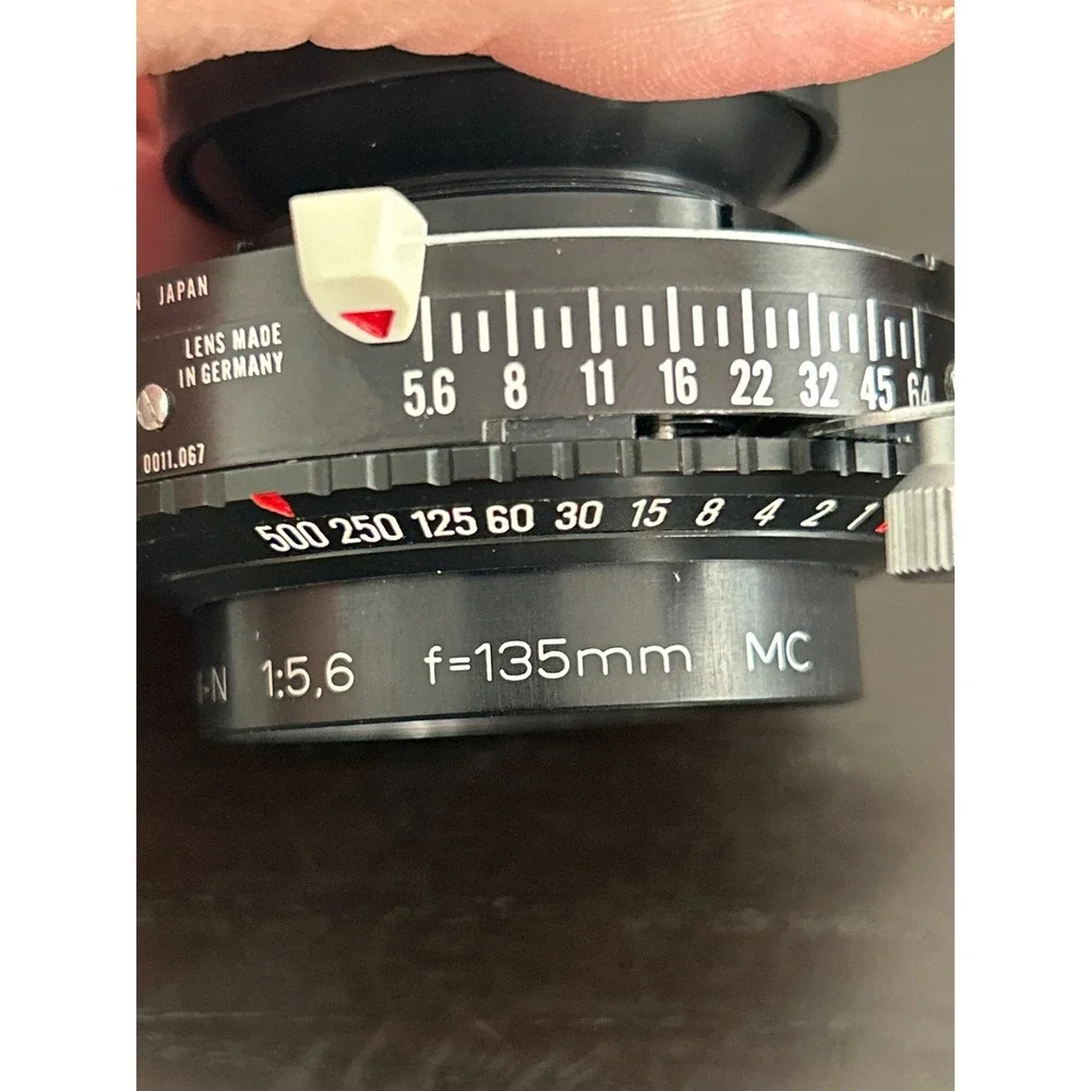 Caltar II-N 135mm f/5.6 MC Lens in Copal 0 Shutter Made in Germany Rodenstock